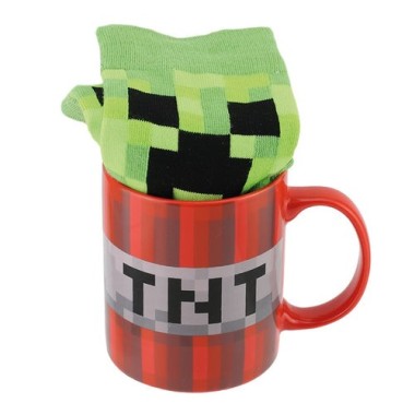 Minecraft Creeper Mug & Socks Set - 1