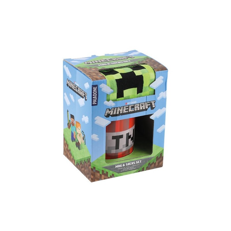 Minecraft Creeper Mug & Socks Set - 2