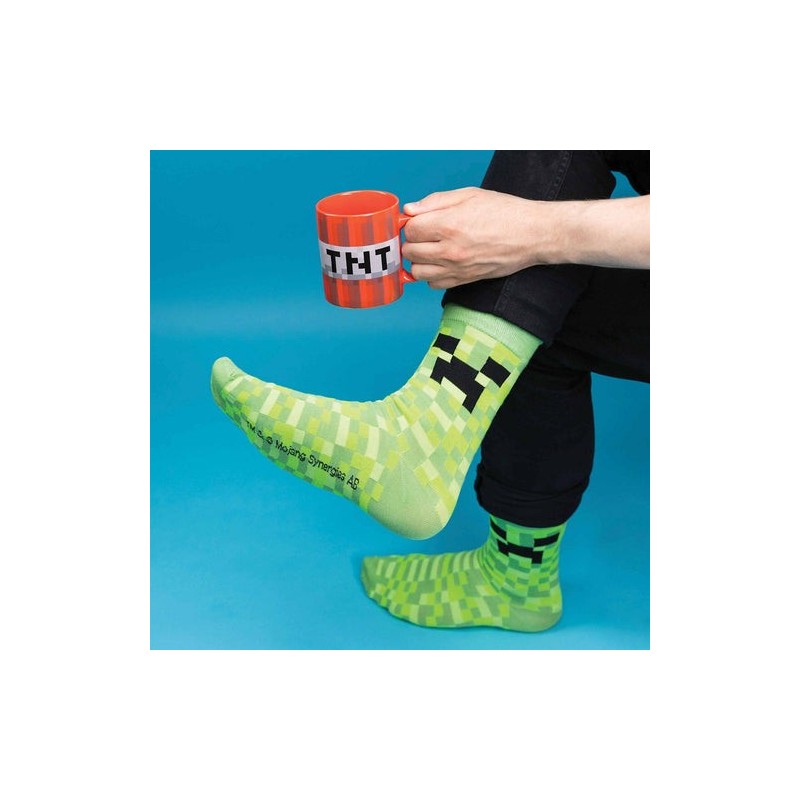 Minecraft Creeper Mug & Socks Set