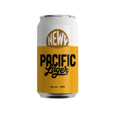 Newy Pacific Lager 375ml Can - 1