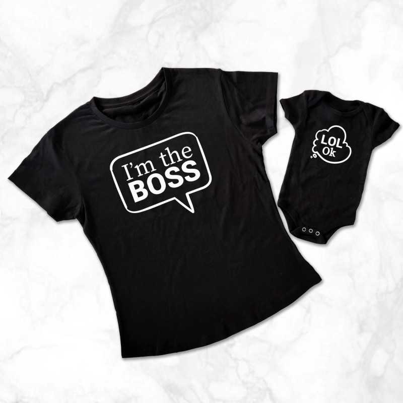 I'm The Boss Mother and Child Matching T-Shirt - 1