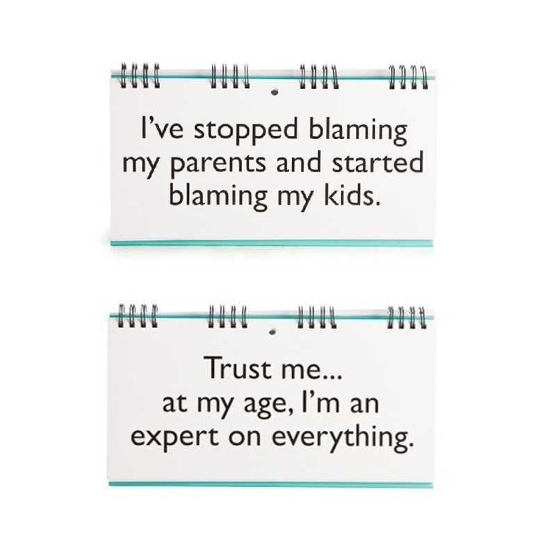 Senior Moments Wisdom Flip Book - 2