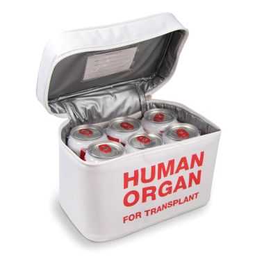 Human Organ For Transplant Six Pack Cooler Bag Or Lunch Bag - 1