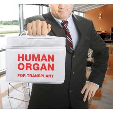 Human Organ For Transplant Six Pack Cooler Bag Or Lunch Bag - 2