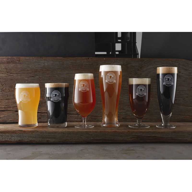 6 Piece Beer Connoisseur Glass Set by Maverick