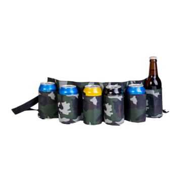 Camo Beer Belt Holder with Bottle Opener - 2