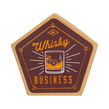 Ceramic Whisky Coaster - Set of 4 by Gentlemen's Hardware - 1