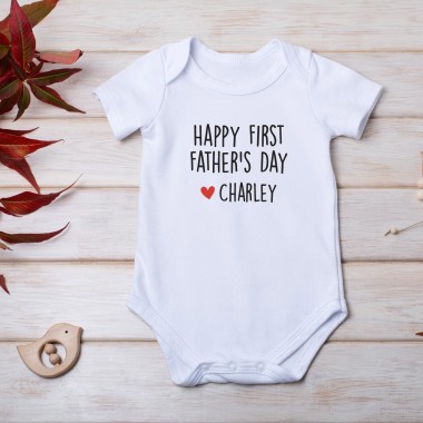 Personalised First Father's Day Bodysuit - 1