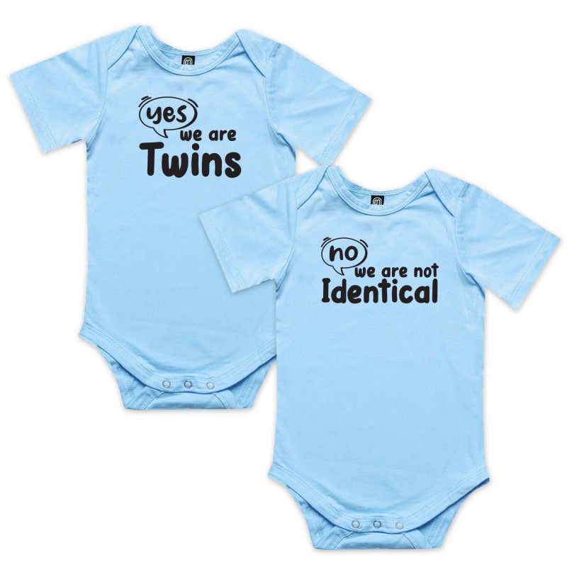 We Are Not Identical Twins Matching Bodysuit - 3