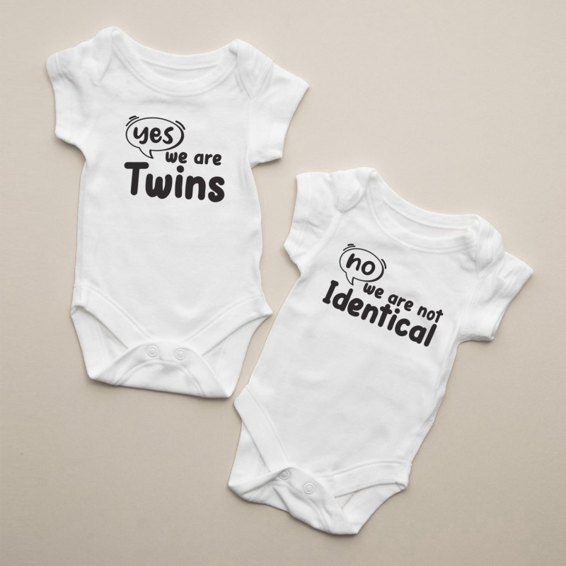 We Are Not Identical Twins Matching Bodysuit - 4