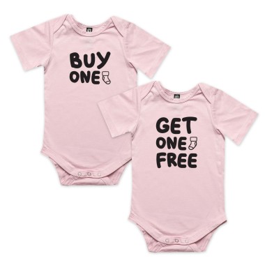 Buy One Get One Free Twins Matching Bodysuit - 1