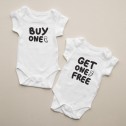 Buy One Get One Free Twins Matching Bodysuit - 3