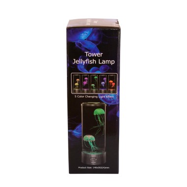 Large Tower Jellyfish Tank Lamp - 5