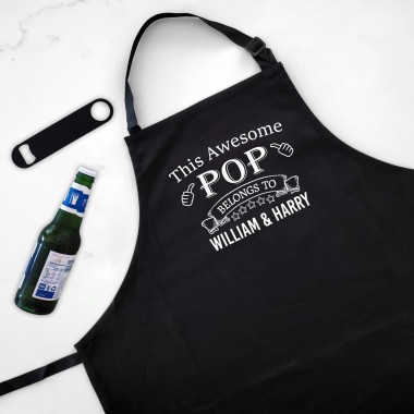 Personalised This Awesome Pop Apron - 1