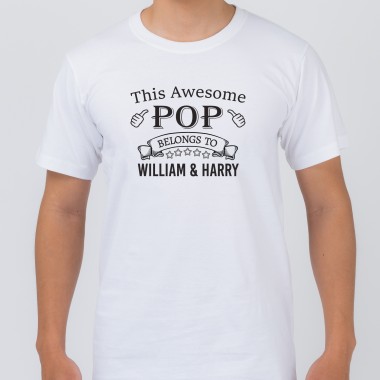 Personalised This Awesome Pop T-Shirt - 1