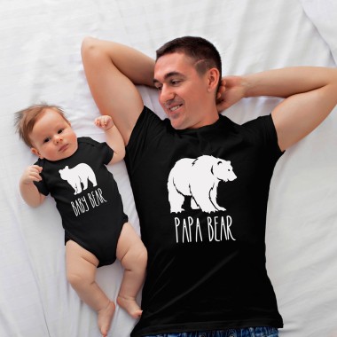 Papa Bear & Baby Bear Father and Child Matching T-Shirt - 1
