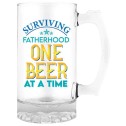 Surviving Fatherhood One Beer At A Time Premium Beer Stein - 1