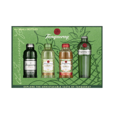 Tanqueray Gin Tasting Miniatures Gift Pack 4 x 50ml - 2