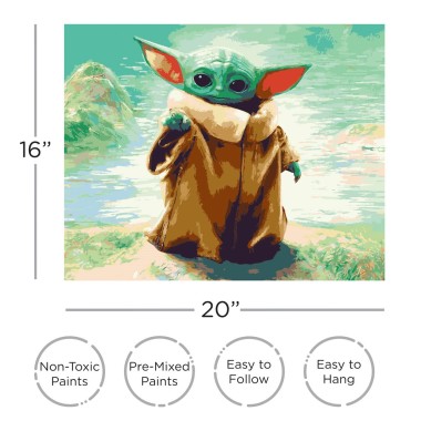Star Wars The Mandalorian Grogu Art by Numbers - 2