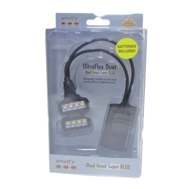 Dual Head Super 8 LED Extra Bright Clip-On Book Light - 1