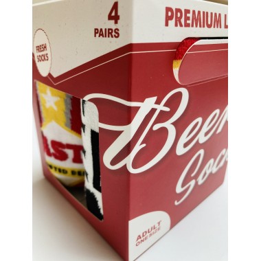 Beer Socks Gift Pack - Pack of 4 - 4