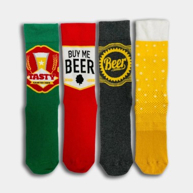 Beer Socks Gift Pack - Pack of 4 - 2