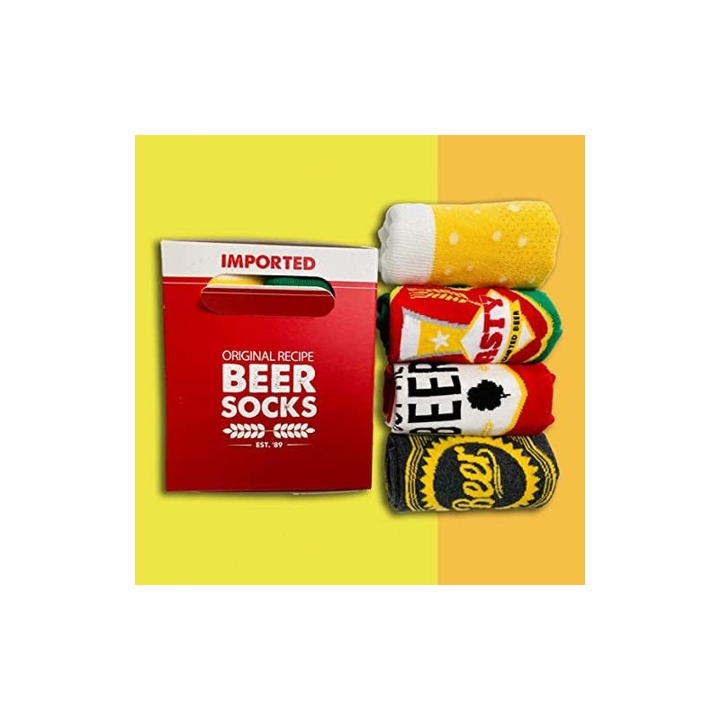 Beer Socks Gift Pack Pack of 4