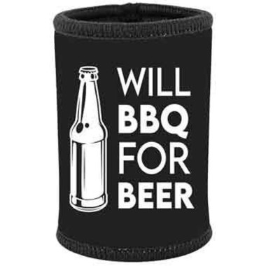 Will BBQ For Beer Stubby Cooler - 1