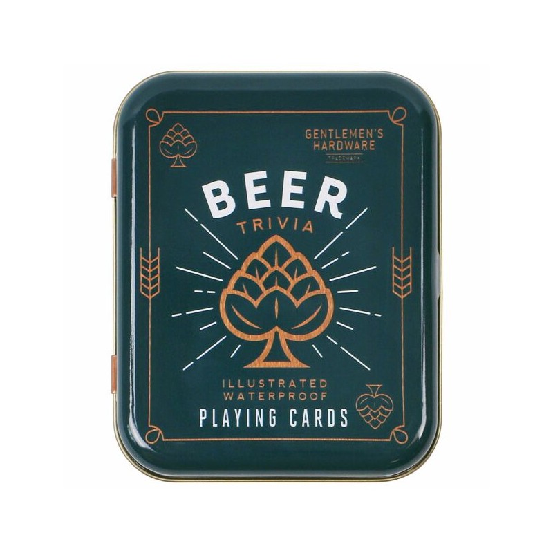 Beer Trivia Playing Cards by Gentlemen's Hardware - 4