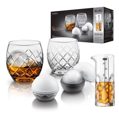 Hand-Etched On The Rock Glass 5 Piece Set by Final Touch - 1