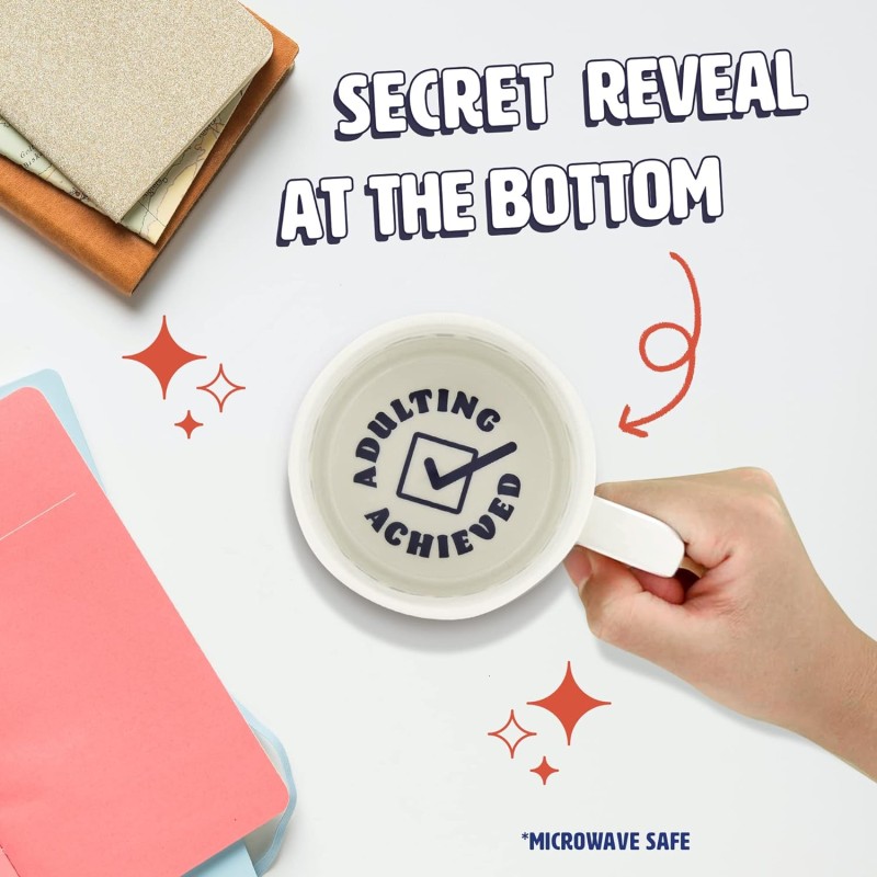 Adulting Achieved Mug by Ginger Fox