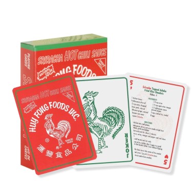 Sriracha Recipes Playing Cards - 1