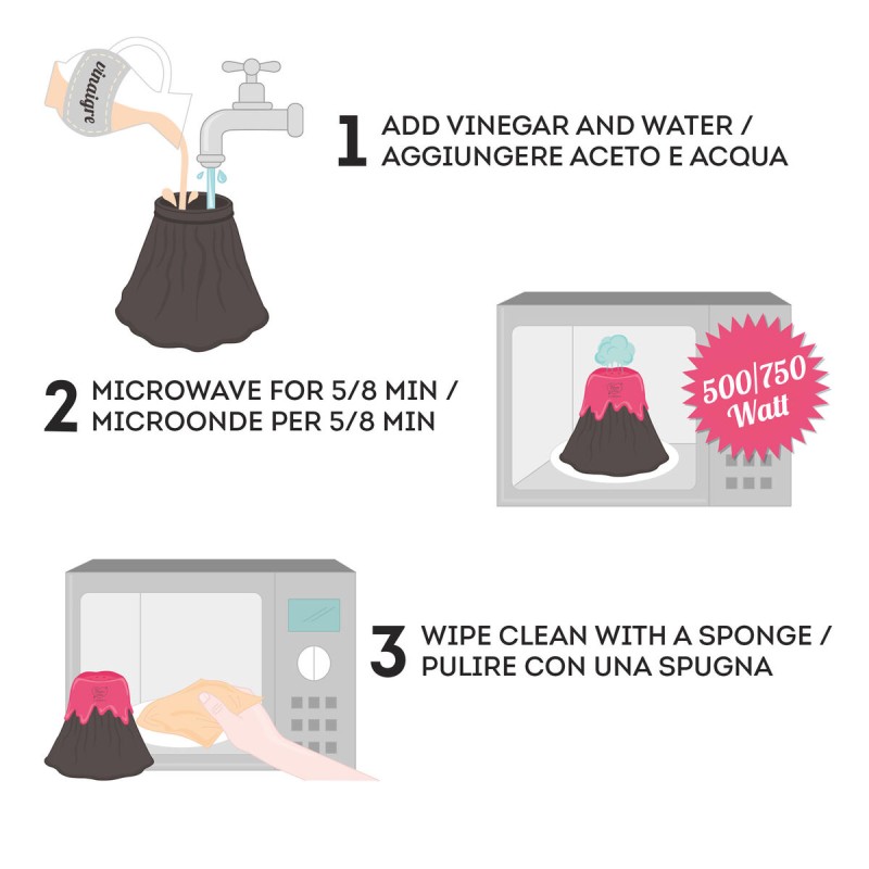 Volcano Microwave Cleaner - 5