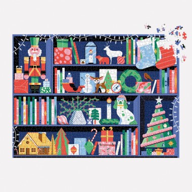 Deck The Shelves 1000pc Christmas Puzzle - 3