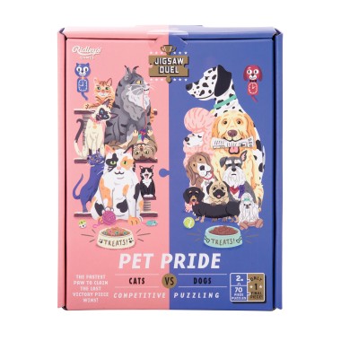 Pet Pride Cats Vs Dogs Jigsaw Duel - Competitive Puzzling by Ridleys - 1