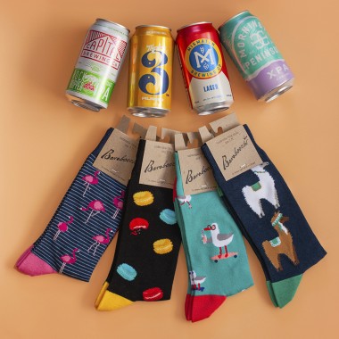 Craft Beer & Fun Socks Hamper - 2