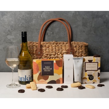 Sweet Treat Wine Basket Delight Gift Set - 1