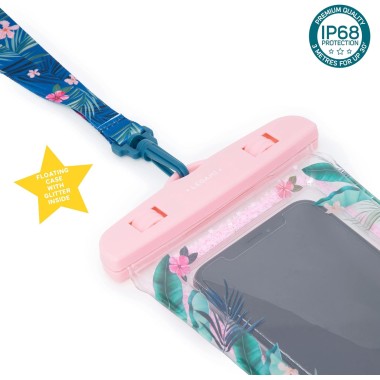 Waterproof Smartphone Pouch - Flamingo - 4