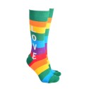 Rainbow Love Socks - 1 Pair - 1