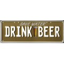 Save Water Drink Beer Novelty Number Plate - 1