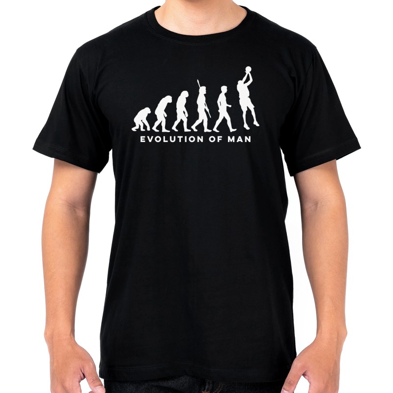 Evolution of Man Basketball T-Shirt - 1