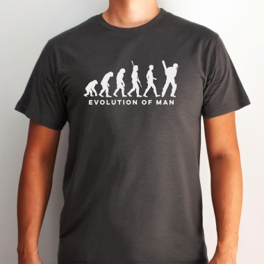 Evolution of Man Cricket T-Shirt - 2