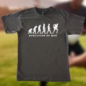 Evolution of Man Footy T-Shirt - 2
