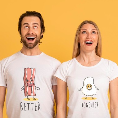 Better Together Bacon and Egg Matching T-Shirt - 1