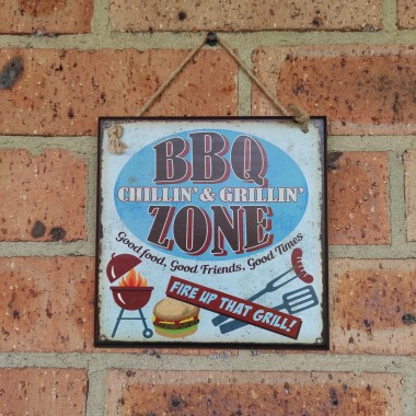 BBQ Zone Sign - 1