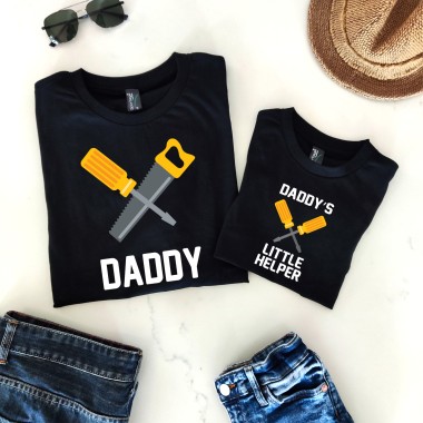 Daddy's Little Helper Kids T-Shirt or Bodysuit - 3