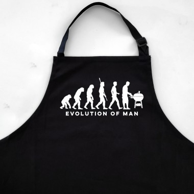 Evolution of Man BBQ Apron - 2