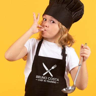 Personalised Chef In Training Kids Apron - 1