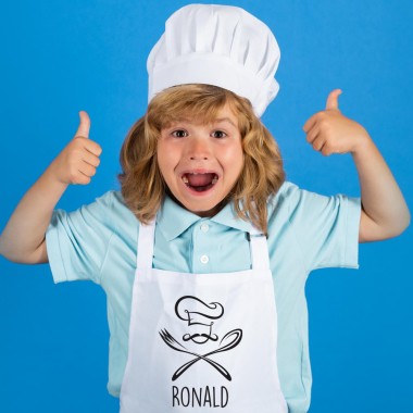 Personalised French Chef Kids Apron - 1