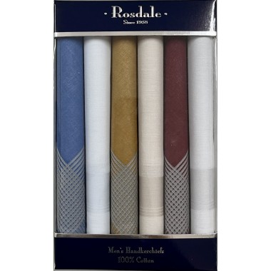 Traditional Men's Woven Handkerchief by Rosdale - 1
